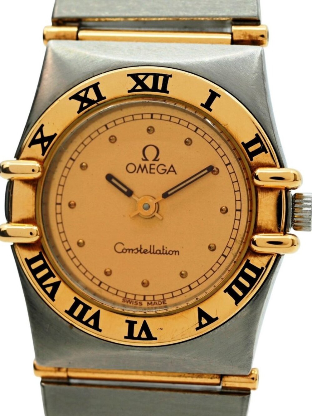 Omega 22.5mm Ladies Constellation 18k Gold Full Bar Swiss Watch! Ref: 795.1080!